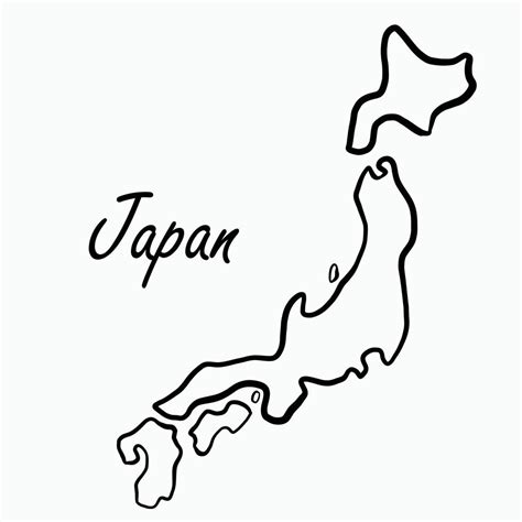 draw japan|map of japan drawing.